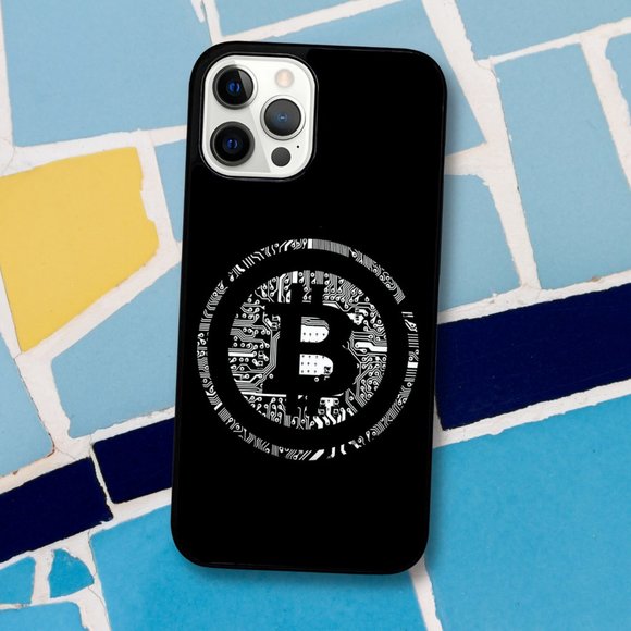 Bitcoin Minimalist iPhone Case - Picture 1 of 1